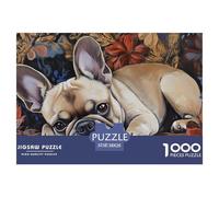 FRENCH BULLDOG 1000 Piece Jigsaw Puzzle For Adults Educational Games Stress Relief Puzzle Cultivate The Spirit of Teamwork for The Whole for Women, Gifts for Men 38x26cm/1000pcs