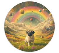 FRENCH BULLDOG 1000 Piece Jigsaw Puzzle For Adults Educational Games Stress Relief Puzzle Cultivate The Spirit of Teamwork for Adults And Kids, Age 12 Years Up 1000pcs (67.5x67.5cm)
