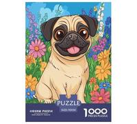 FRENCH BULLDOG 1000 Pieces Jigsaw Puzzles Cute Animal Puzzle for Adults Staycation Kill Time Wall Decoration Educational Toy Age 14+ ForAdults 70x50cm/1000pcs