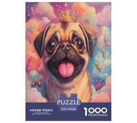 FRENCH BULLDOG 1000 Pieces Jigsaw Puzzles For Adults Educational Games Stress Relieving Entertainment Cultivate The Spirit of Teamwork for The Whole for Women, Gifts for Men 70x50cm/100