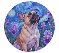 French Bulldog 1000 Pieces Jigsaw Puzzles For Adults Educational Games Stress Relieving Entertainment Cultivate The Spirit of Teamwork For Adults Gifts 1000pcs (67.5x67.5cm)