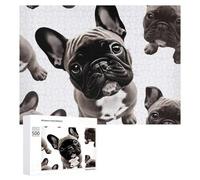 French Bulldog 500 Piece Jigsaw Puzzle for Adults Challenging Puzzles for Cognitive Workout Unique Shaped Jigsaw Puzzle Relaxing Gift Home Wall Decor