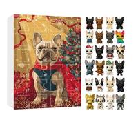 French Bulldog Advent C-alendar 2025, 24 Days Christmas Countdown C-alendar For Dog Lovers, French Owners & Fans
