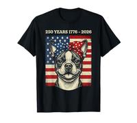 French Bulldog American Flag 250 Years 1776-2026 T-Shirt