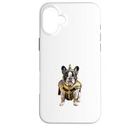 French Bulldog as a Roman Gladiator Case for iPhone 16 Plus