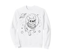 French Bulldog Astronaut Dog in Space Cosmos Planet Sweatshirt