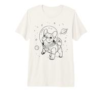 French Bulldog Astronaut Space Dog Explorer Cosmos Premium T-Shirt