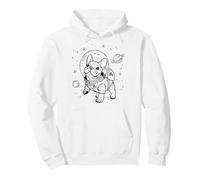 French Bulldog Astronaut Space Dog Explorer Cosmos Pullover Hoodie