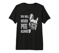 French Bulldog Bathroom Premium T-Shirt
