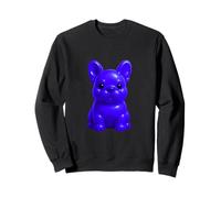 French Bulldog Blue Gummy Dog Candy Gelatin Frenchie Sweatshirt