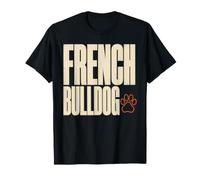 French Bulldog Bold Vintage Typography Dog Lover T-Shirt