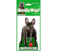 French Bulldog Brindle Frenchie Dog Gift - 1 pcs Smelly Dogs Car Air Freshener. Each freshener individually packaged