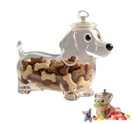 French Bulldog Candy Jar,Dachshund Snack Jar for Cookies Candys,Pet Treat Jar,for Cookies, Candy, Coffee Pods, Pet Lovers Gift (B)