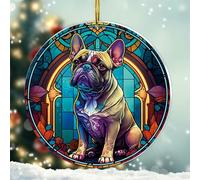 French Bulldog Christmas Ornament 2024 - French Bulldog Gifts for Women French Bulldog Ornament for Christmas Tree, Gifts for French Bulldog Lovers Dog Christmas Decorations Xmas Keepsake