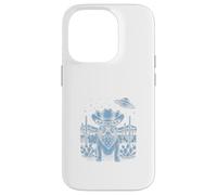 French Bulldog Cowboy Wild West UFO Case for iPhone 14 Pro