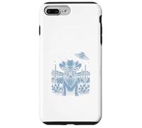 French Bulldog Cowboy Wild West UFO Case for iPhone 7 Plus/8 Plus