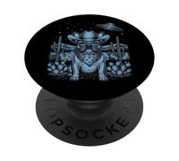 French Bulldog Cowboy Wild West UFO PopSockets Adhesive PopGrip