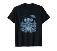 French Bulldog Cowboy Wild West UFO T-Shirt