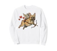 French Bulldog Cupid Dog Lover Valentine's Day Sweatshirt