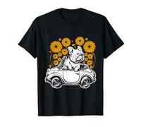 French Bulldog Dog lover Sunflower Fans Puppy Dog Mom T-Shirt