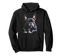 French Bulldog Dog Motif Pet Illustration French Bulldog Pullover Hoodie