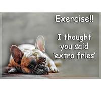 French Bulldog Frenchie Dog Funny Fridge Magnet - Perfect Birthday or Christmas Gift