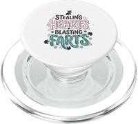 French Bulldog Frenchie Dog Stealing Hearts Blasting Farts PopSockets PopGrip for MagSafe