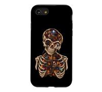 French Bulldog Frenchie Skeleton Haunted House Pumpkins Case for iPhone SE (2020) / 7/8