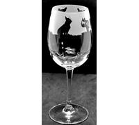 French Bulldog Frieze Boxed 35cl Wine Glass