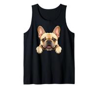 French Bulldog Funny Peeking Pocket Puppy Dog Lover Tank Top