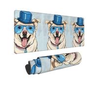 French Bulldog Gaming Mousepad Large Waterproof Non-Slip Desk Mat for Home Office Work Computer, Keyboard Pad Work from Home Essentials - 80x30cm