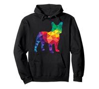 French Bulldog Gay Pride LGBT LGBTQ Rainbow Flag Dog Lovers Pullover Hoodie