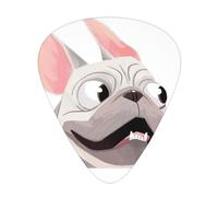 French Bulldog Guitar Plectrums, 12 Pcs Lightweight Guitar Plectrums, 0.46mm/0.71mm/0.96mm Thickness For Acoustic Guitar Acoustic Electric Guitar Ukulele Bass