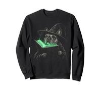 French Bulldog Halloween Dog Lover Spooky Witch Frenchie Sweatshirt