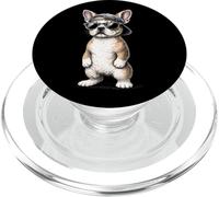 French Bulldog Hip Hop Street Style Humor Art Illustration PopSockets PopGrip for MagSafe