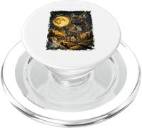 French Bulldog Howling At Moon Funny PopSockets PopGrip for MagSafe