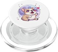 French Bulldog Howling at the Moon Kawaii Dog Breed Lover PopSockets PopGrip for MagSafe