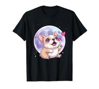 French Bulldog Howling at the Moon Kawaii Dog Breed Lover Value Graphic T-Shirt