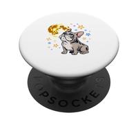 French Bulldog Howling at the Moon PopSockets Adhesive PopGrip