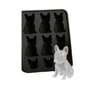French Bulldog Ice Mold,Molds with Homemade Drink Decoration,Fun Animal Shape 3D Popsicle Molds,Cute Novelty Dog Flexible Ice Maker for Bulldog Lover,Whiskey Party Drinks (1 Pcs)