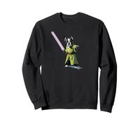 French Bulldog in a Bathrobe Holding a Bright Torch Sweatshirt