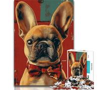 French Bulldog Jigsaw Puzzles for Adults 1000 Piece Puzzle,Challenging To Complete But Fun And Humorous Birthday Present,Gifts,Wall Art (38x26cm)