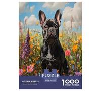 FRENCH BULLDOG Jigsaw Puzzles Puzzle for Adults Kids. 1000 Pieces Impossible Challenge Toy Educational Games Home Decoration for Educational Games Gifts 70x50cm/1000pcs