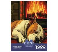 FRENCH BULLDOG Jigsaw Puzzles Puzzle for Adults Kids. 1000 Pieces Whimsical Challenge Toy Educational Games Home Decoration for Adults& Kids Age 14 Years Up 70x50cm/1000pcs
