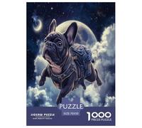 FRENCH BULLDOG Jigsaw Puzzles Puzzles for Adults Kids. 1000 Pieces Great Gifts Challenge Toy Educational Games Home Decoration for Educational Games Gifts 70x50cm/1000pcs