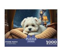 French Bulldog) Jigsaws for Adults Impossible And Difficult Challenge 1000 Piece Pet Dog Challenging Puzzle Games Educational Games There Are Letters on The Back 38x26cm/1000pcs