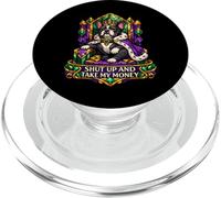 French Bulldog King Money Meme Royal Pet Dog Throne Stained PopSockets PopGrip for MagSafe