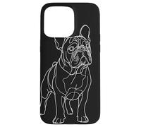 French Bulldog Line Art Case for iPhone 15 Pro Max