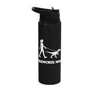 French Bulldog Mom Stainless Steel Insulated Water Bottle