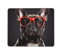 French Bulldog Mouse Pad Waterproof Gaming Mousepad for Office Computer Mousepads for Desk Pad with Non-Slip Rubber Base Washable Cloth Mouse Mat 8.3 x 10.3 in